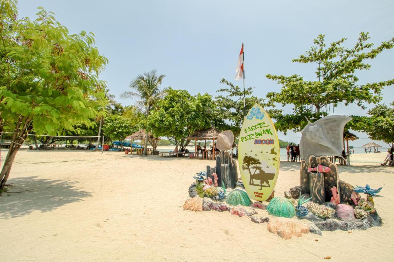 Guerilla Dive Lodge Pulau Pari Jakarta Buitenkant foto